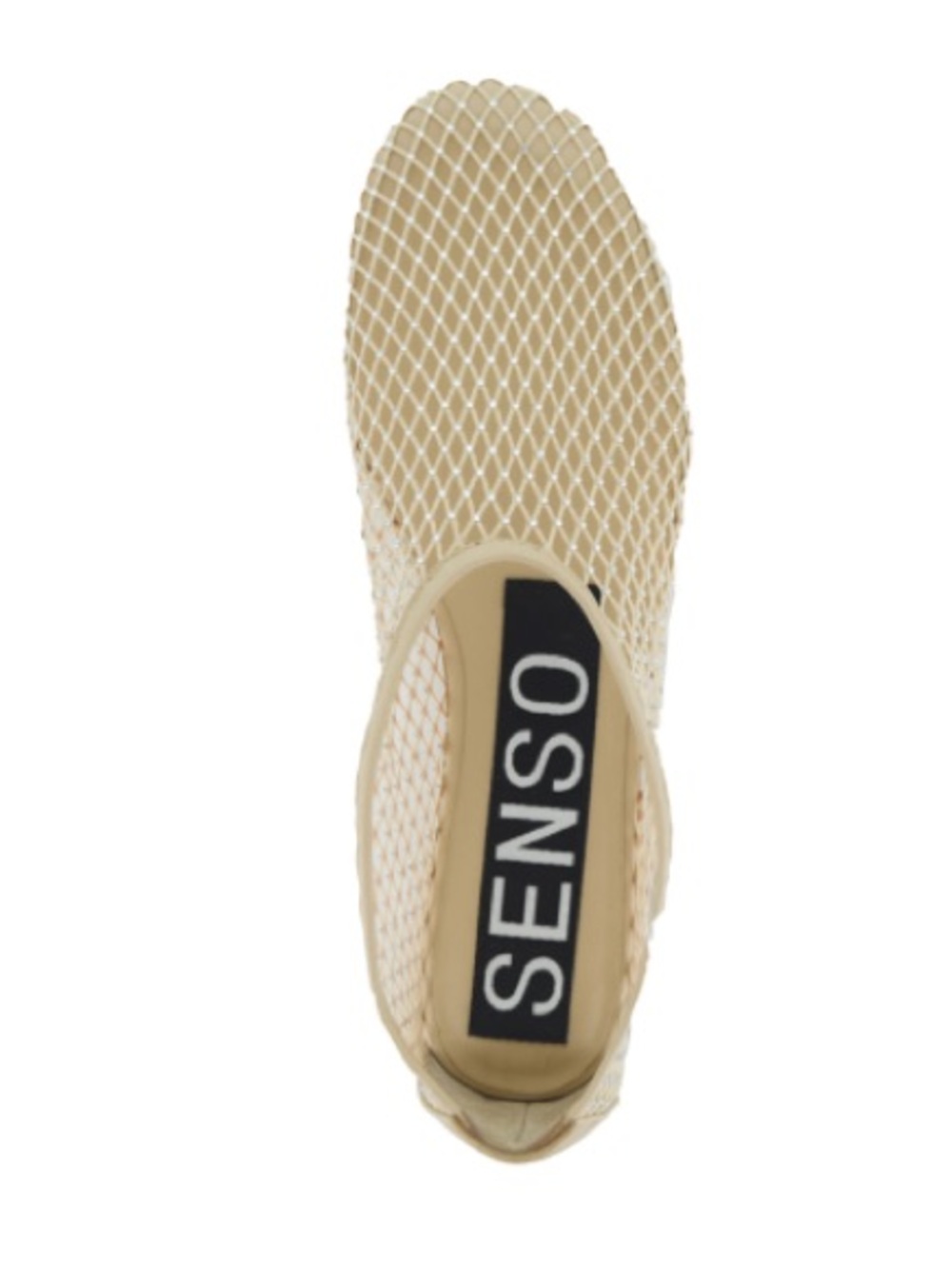NWT!!! GORGEOUS Senso Women's Nude Crystal Mesh Ballet Flat, size 37 - Picture 8 of 8